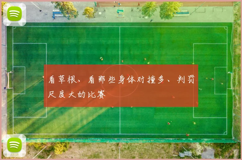 看草根、看那些身体对撞多、判罚尺度大的比赛